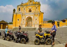 4x4 motorcycle cultural trip Antigua Guatemala